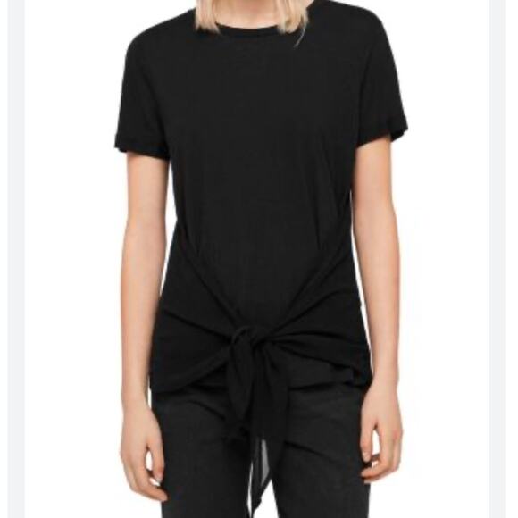 All Saints Black Yato Tee - Picture 1 of 7